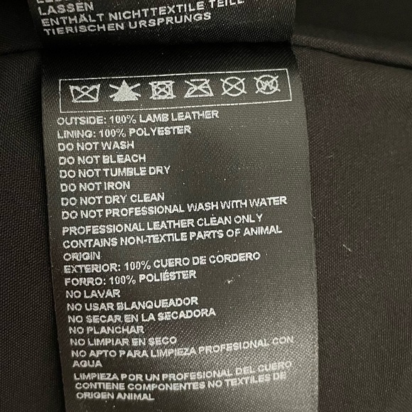 ba&sh Melba Lamb Leather Zip Up Mini Skirt - Picture 11 of 14